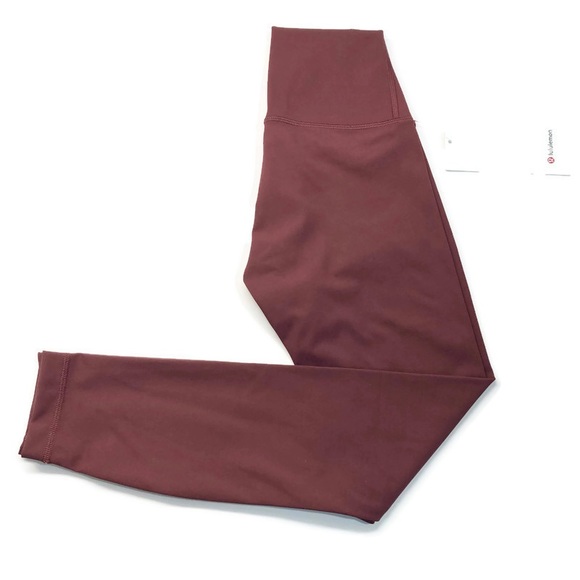 NWT! LULULEMON Wunder Under Tight 25” Red Merlot 4 - Picture 2 of 6